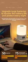 Lampe de chevet portable à lumière chaude USB-C pour chambre à coucher, longue autonomie, réglable, personnalisable, CE RoHS OEM ODM