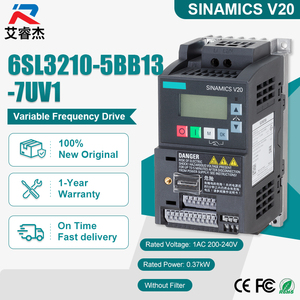 Nuevo Inversor Monofásico Original 6SL3210-5BB13-7UV1 de 0.37 KW, SINAMICS V20, Variador de Frecuencia de 200-240 VCA, 2.3 A para Motores - Product Image 1
