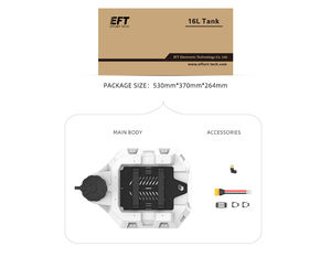 Dron de Pulverización Agrícola EFT E616P 16L, Marco de Dron <span class=keywords><strong>para</strong></span> Fumigación de 16 Litros, Kit de Dron de Riego Agrícola - Product Image 5