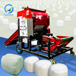 Presse à balles de foin ronde OCEAN, machine à ensiler le maïs, mini-presse à balles et machine d'emballage - Product Image 1