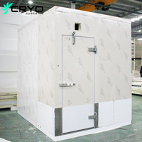 Nouveau système de cryogénie portable : Chambre froide conteneurisée avec moteur et pompe pour site de pêche à distance – Congélateur walk-in
