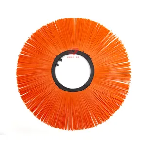 Road Sweeper Brushes Steel Wire Road Sweeper Brush Road Runway Sweeping Snow Cleaning Brush