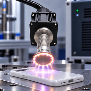 Industrielle Plasmaspritzpistole mit Rotationsdüse für Präzisions-Oberflächenbehandlung von Flaschen, Behältern, Kunststoffteilen und Verpackungen - Product Image 6