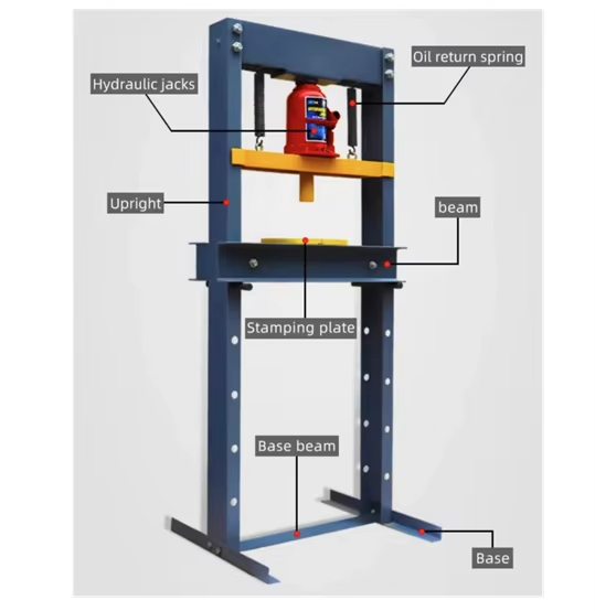 Workshop Hydraulic Tools 20t 32t 50t Shop Press with Hydraulic Jack