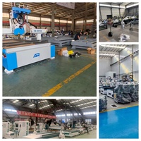 Routeur CNC refroidi par eau AR1325 4KW, machine de gravure sur bois à 4 axes, 1300x2500mm, conception anti-poussière, garantie de 3 ans