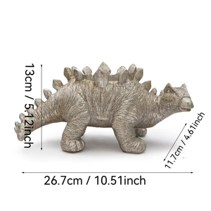 Mini <span class=keywords><strong>maceta</strong></span> de <span class=keywords><strong>calavera</strong></span> de dinosaurio abstracta creativa SKF07, <span class=keywords><strong>maceta</strong></span> artesanal de resina de dinosaurio para decoración del hogar - Product Image 2