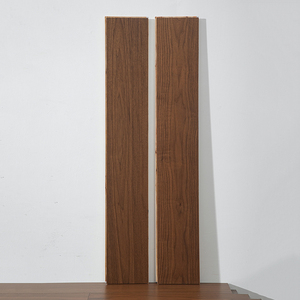 Plancher en bois rustique AS2047 multicouche en noyer noir lisse de qualité AB, facile à nettoyer, système clic, largeur 15 mm, pour hôtel de luxe - Product Image 1