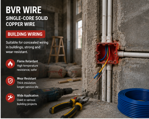 <span class=keywords><strong>สาย</strong></span>ทองแดงยืดหยุ่นแบบ LSZH BVR H07V-R <span class=keywords><strong>THW</strong></span> <span class=keywords><strong>2.5</strong></span>-10mm ² ความชื้นทนทานมาตรฐาน IEC สำหรับการติดตั้งอาคาร - Product Image 4