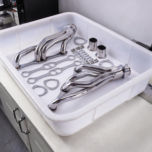 Collecteur d'échappement SBC en acier inoxydable à haut débit LK pour Chevy Chevelle Malibu SS El Camino <span class=keywords><strong>Nova</strong></span> 1962-1983 V8 Small Block - Product Image 2
