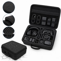Étui de rangement personnalisé en EVA imperméable et durable pour appareil photo, casque et manette de jeu, avec insert en mousse pour voyage portable, emballage en gros