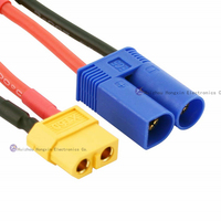 Amass XT60 Plug XT30 XT90 Din Connector High Strand Silicone Cable AWG12 14 16 pour Li-ion Battery Charger Power Application