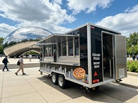 Camión de Comida Móvil SHIDA, Remolque de Comida, Camioneta de Café, Carrito de Hot Dogs, Remolque de Cocina para Barbacoa, Nuevo Camión de Comida para Helados para Catering al Aire Libre