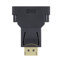 Convertidor VCOM FHD 1080P de Video y Transferencia de Datos DisplayPort a DVI-I, Macho a Hembra, Chapado en Oro, Adaptador de Monitor DP a DVI 24+5