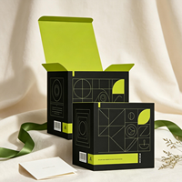 Maßgefertigte Dicke Graue Kartonbox Umweltfreundliche Recycelbare Geschenkverpackung mit Logodruck