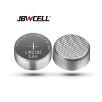3,6 v batería de iones de litio recargable PILA DE LIR2025