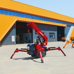 Plataforma de Trabajo Aérea Versátil con Canastilla Elevadora, Grúa con Pluma Telescópica, Base Oruga Portátil, Monitoreo Remoto, Altura de Elevación de 25 m - Product Image 4