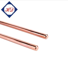 9mm12.5mm14.2mm17.2mm23mmportable đất Rod bảo vệ nối đất Rắn Đồng mặt đất Rod cho nối đất hệ thống vật liệu - Product Image 1