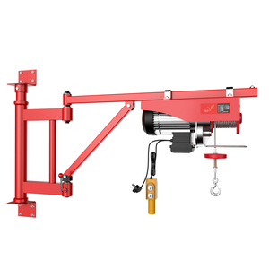 Nuovo <span class=keywords><strong>Paranco</strong></span> Elettrico Mini PA200 da 200 kg con Fune Metallica, Braccio Articolato Girevole a 360°, Staffa a Muro Certificata CE, Gru a Braccio per Officina - Product Image 2