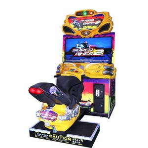 เครื่องเล่นเกมมอเตอร์ไซค์อาร์เคดขนาดใหญ่สำหรับผู้ใหญ่ แบบหยอดเหรียญ วิดีโอเกม อุปกรณ์บันเทิง เครื่องแข่งรถ รุ่นแข่งขัน - Product Image 2