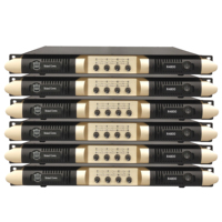 Amplificateur de puissance professionnel en métal Martin R4800 800W 4 canaux 1U classe D, haut-parleurs pleine gamme noirs, garantie 1 an - Vente chaude