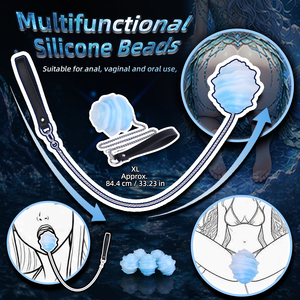 Cadena de Huevos de Criaturas Marinas de Fantasía, Diseño de Silicona Premium, Colección Multifuncional con Varias Opciones de Tamaño - Product Image 4