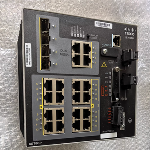 Switch Ethernet Industrial Cisco IE-4000-8GS4G-E Usado, 8 Puertos SFP, 4 Puertos Uplink POE, 40Gbps, 7.6Gbps - Product Image 1