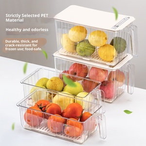 CX-3313A/B Thân Thiện Với Môi Pet + PP Chất Liệu Hiện Đại Kem Phong Cách Di Động Tủ Lạnh Lưu Trữ Hộp Nhà Bếp Ngăn Kéo Loại Thực Phẩm Lưu Trữ - Product Image 1