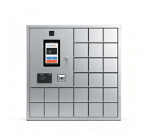 Armoire à clés intelligente murale RFID à 24 emplacements, système de contrôle des clés et des actifs pour la gestion des bureaux commerciaux et des flottes de véhicules