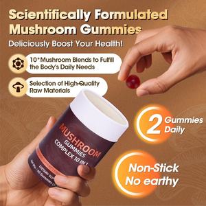 OEM/ODM Private Label Supplements Lion'Mane Ashwagandha Mushroom <b>Gummies</b> Energy Providing <b>Sleep</b> Assist Mushroom Gummy - Product Image 6