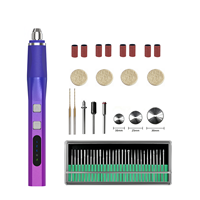 Kit de stylo de gravure électrique sans fil industriel personnalisable OEM/ODM, mini-meuleuse à 3 vitesses pour bois, bijoux, bricolage et modélisme