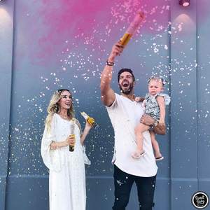 <strong>Polvo</strong> Para Revelacion De Genero Powder Cannon Gender Reveal Party Popper Confetti Cannon - Product Image 4