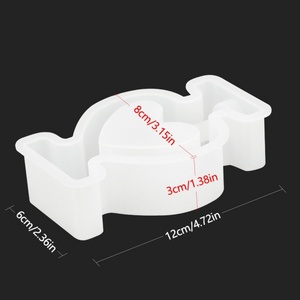 Molde de silicona ecológico para velas de San Valentín al por mayor, para velas de pilar, resina de yeso perfumada para bodas - Product Image 4