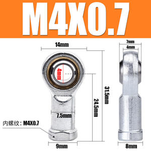 Accessoires pour cylindres, connecteur universel fileté Fisheye M4*0.7-M42*2, support de montage SC MA QGB SDA, roulements à rotule - Product Image 5