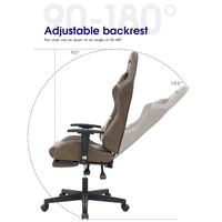 Chaise d'ordinateur inclinable en cuir Silla Cadeira Game Gamer Dropshipping Chaise de jeu simulateur de course dans le cockpit