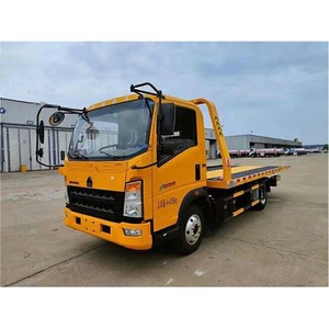 Camion de remorquage diesel HOWO 4/5 tonnes pour assistance routière, véhicule de récupération une camionnette deux voitures pour le sauvetage urbain - Product Image 6