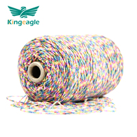 Kingeagle Offre Spéciale espace teint panaché 6NM Polyester Chenille fil fantaisie pour écharpe bébé