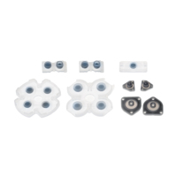 Clavier en silicone de remplacement pour manette PS4, boutons conducteurs, pièces de réparation