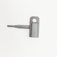 Raccord en T à 2 voies en acier inoxydable CNC pour ligne de frein de moto haute performance, fixation d'extrémité, connecteur hydraulique