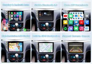 Autoradio Android 12 pour Maserati GranTurismo GT 2007-2017, lecteur multimédia stéréo automobile, GPS, Carplay avec écran tactile du panneau <span class=keywords><strong>de</strong></span> climatisation - Product Image 6