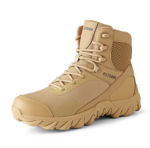 Botas de Desierto TSB34 Negras con Camuflaje Forestal Transpirable, Botines con Cremallera en el Tobillo - Product Image 5