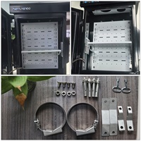 Boîtier de jonction extérieur étanche IP55 Namunanee avec dissipation thermique et ventilation, boîtier métallique avec aérations pour l'électronique