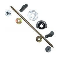 Kit d'assemblage d'essieu arrière robuste Tianxi 50 mm pour kart de drift et quad, suspension modifiée 60-100 cm, disque de roue 5 pouces