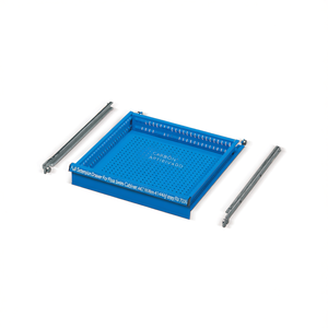 Fami Full Extension Drawer For Flexa Series <b>Cabinets</b> 447x447x61 Mm Light <b>Grey</b> Ral7035 - Product Image 3