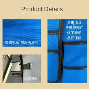 RTX ผ้ากันเปื้อนคาดเอวผ้าใบน้ำหนักเบาสำหรับเก็บผักผลไม้ระบายอากาศได้ดีหลากสี - Product Image 5