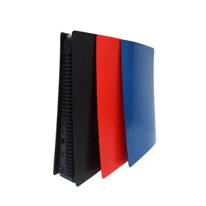Console de substituição de placa frontal, três cores para console de jogos ps5 preto/vermelho/azul)