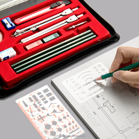 Kit de Dibujo Profesional para Arquitectura Civil, Herramientas de Dibujo de Ingeniería, Compás, Regla en T, Suministros para Estudiantes Universitarios, Suministro al por Mayor