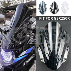 Pare-brise de moto compatible avec GSX250R 2017-2022, visière de compteur, déflecteur de vent double bulle, écran de protection <span class=keywords><strong>GSX</strong></span> 250 <span class=keywords><strong>R</strong></span> 2018 19 - Product Image 6
