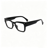 Lunettes anti-lumière bleue carrées rétro SM22009 - Monture légère en PC avec verres en résine transparente pour hommes et femmes (4 couleurs)