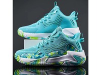 Chaussures de basketball pour hommes, confortables, respirantes, antidérapantes, avec empeigne en microfibre, semelle intermédiaire MD, fermeture à lacets, pour sports de plein air