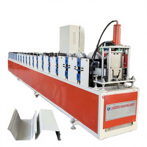 เครื่องขึ้นรูปรางน้ำฝนอัตโนมัติแบบไร้รอยต่อครึ่งวงกลม 380V ใช้งานง่าย - Product Image 1